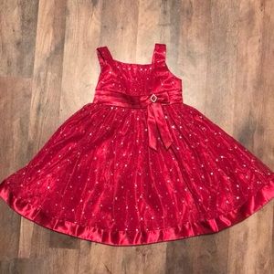 Red girls dress